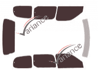 Mercury Villager (2) Long 5-door tinted film kit (1998 - 2002) Mercury Villager (2) Long 5-door tinted film kit (1998 - 2002)