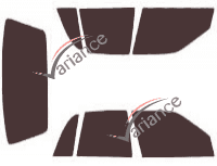 Plymouth Sundance 4 door tinted film kit (1990 - 1994) Plymouth Sundance 4 door tinted film kit (1990 - 1994)