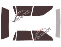 Tinted film kit Pontiac 6000 Sedan 4-door (1982 - 1998) Tinted film kit Pontiac 6000 Sedan 4-door (1982 - 1998)