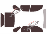Tönungsfolienkit Pontiac Aztek 5-Türer (2001 - 2005) Tönungsfolienkit Pontiac Aztek 5-Türer (2001 - 2005)