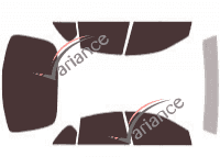 Tinted film kit Pontiac Bonneville (10) 4-door sedan (2000 - 2005) Tinted film kit Pontiac Bonneville (10) 4-door sedan (2000 - 2005)