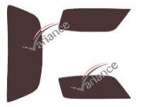 Kit de láminas tintadas Pontiac Firebird (2) coupé de 2 puertas (1970 - 1981) Kit de láminas tintadas Pontiac Firebird (2) coupé de 2 puertas (1970 - 1981)