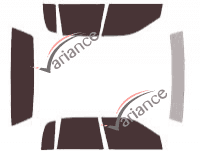 Pontiac Grand Am (3) 4-door sedan (1985 - 1991) tinted film kit Pontiac Grand Am (3) 4-door sedan (1985 - 1991) tinted film kit