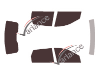 Tinted film kit Fiat Punto (2) 5 doors (1999 - 2005) Tinted film kit Fiat Punto (2) 5 doors (1999 - 2005)