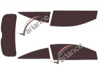 Saturn Astra Coupe 3-door tinted film kit (2008 - 2011) Saturn Astra Coupe 3-door tinted film kit (2008 - 2011)