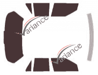 Kit de láminas tintadas para el Saturn SL (1) Sedán de 4 puertas (1991 - 1995) Kit de láminas tintadas para el Saturn SL (1) Sedán de 4 puertas (1991 - 1995)