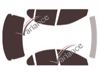 Kit de láminas tintadas para el Saturn SL (1) Sedán de 4 puertas (1996 - 2002) Kit de láminas tintadas para el Saturn SL (1) Sedán de 4 puertas (1996 - 2002)
