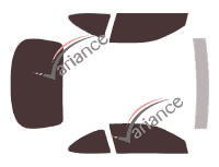 Pontiac Grand Prix (6) 2-door coupe (1997 - 2003) tinted film kit Pontiac Grand Prix (6) 2-door coupe (1997 - 2003) tinted film kit