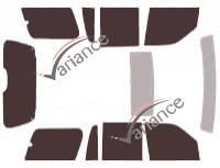 Ford Expedition (2) 5-door (2003 - 2006) tinted film kit Ford Expedition (2) 5-door (2003 - 2006) tinted film kit