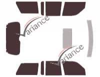 Tinted film kit Ford Explorer (2) 5-door (1998 - 2001) Tinted film kit Ford Explorer (2) 5-door (1998 - 2001)