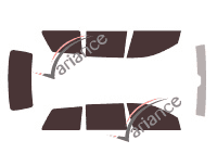 Tinted film kit Fiat Stilo (1) 5-door estate (2001 - 2007) Tinted film kit Fiat Stilo (1) 5-door estate (2001 - 2007)