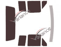 Ford F-Series (8) Extended Cab Pick-up 2-door tinted film kit (1990 - 1996) Ford F-Series (8) Extended Cab Pick-up 2-door tinted film kit (1990 - 1996)