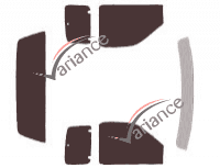 Ford F-Series (10) Extended Cab Pick-up 2-door tinted film kit (1997 - 2003) Ford F-Series (10) Extended Cab Pick-up 2-door tinted film kit (1997 - 2003)