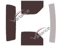 Ford Ranger (1) Single Cab Pick-up 2 door (1998 - 2009) tinted film kit Ford Ranger (1) Single Cab Pick-up 2 door (1998 - 2009) tinted film kit