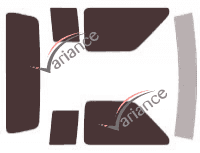 Tinted film kit Ford Ranger (1) Super Cab Pick-up 2 doors (1982 - 1992) Tinted film kit Ford Ranger (1) Super Cab Pick-up 2 doors (1982 - 1992)