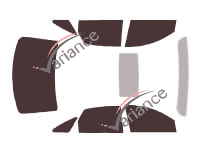 Tinted film kit Ford Taurus (5) Sedan 4 doors (2007 - 2009) Tinted film kit Ford Taurus (5) Sedan 4 doors (2007 - 2009)