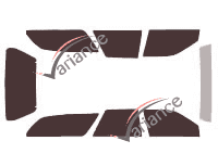 Tinted film kit Ford Taurus (2) Wagon 5 doors (1990 - 1995) Tinted film kit Ford Taurus (2) Wagon 5 doors (1990 - 1995)