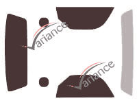 Ford Thunderbird (11) 2 door convertible (2002 - 2006) tinted film kit Ford Thunderbird (11) 2 door convertible (2002 - 2006) tinted film kit