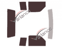 Tinted film kit Ford Ranger (2) Super Cab Pick-up 2 doors (1993 - 1997) Tinted film kit Ford Ranger (2) Super Cab Pick-up 2 doors (1993 - 1997)