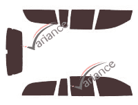 Holden Adventra Wagon 5-door tinted film kit (2003 - 2006) Holden Adventra Wagon 5-door tinted film kit (2003 - 2006)