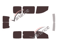 Kit film teinté Holden Combo 6 portes (2002 - 2011)