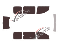 Holden Combo 5-door tinted film kit (2002 - 2011) Holden Combo 5-door tinted film kit (2002 - 2011)