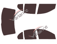 Holden Commodore (3) Sedan 4 door tinted film kit (1997 - 2006) Holden Commodore (3) Sedan 4 door tinted film kit (1997 - 2006)