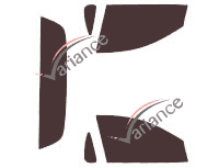 Holden Commodore (3) 2-door Pick-up (2000 - 2006) tinted film kit Holden Commodore (3) 2-door Pick-up (2000 - 2006) tinted film kit