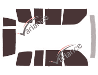 Holden Jackaroo & monterrey 5 porte kit pellicola colorata (1991 - 2003)