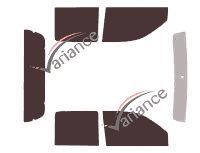 Holden Rodeo (3) Crew Cab Pick-Up 4-door tinted film kit (2003 - 2007) Holden Rodeo (3) Crew Cab Pick-Up 4-door tinted film kit (2003 - 2007)