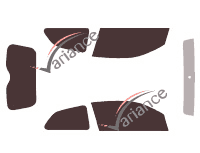 Kit film teinté Ford Fiesta (5) 3 portes (2002 - 2008) Kit film teinté Ford Fiesta (5) 3 portes (2002 - 2008)