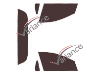 Holden Ute Pick-up 2-door tinted film kit (2007 - 2017) Holden Ute Pick-up 2-door tinted film kit (2007 - 2017)