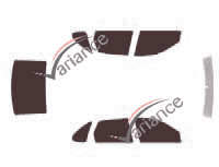 Holden Vectra tinted film kit (1) 4-door sedan (1997 - 2002) Holden Vectra tinted film kit (1) 4-door sedan (1997 - 2002)