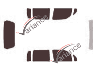 Holden Agila A 5-door tinted film kit (2000 - 2008) Holden Agila A 5-door tinted film kit (2000 - 2008)