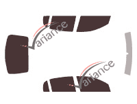 Kit de lámina tintada para Holden Astra (4) 5 puertas (1998 - 2003) Kit de lámina tintada para Holden Astra (4) 5 puertas (1998 - 2003)