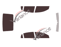 Holden Vectra tinted film kit (2) 4-door sedan (2003 - 2006) Holden Vectra tinted film kit (2) 4-door sedan (2003 - 2006)