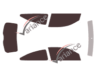 Tinted film kit Ford Focus (1) 3-door (1998 - 2004) Tinted film kit Ford Focus (1) 3-door (1998 - 2004)