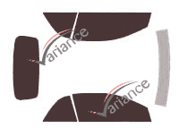 Kit de lámina tintada para Holden Astra (4) Convertible 2 puertas (2001 - 2006) Kit de lámina tintada para Holden Astra (4) Convertible 2 puertas (2001 - 2006)