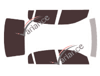 Holden Astra (4) Classic Sedan 4 puertas kit de láminas tintadas (1998 - 2005) Holden Astra (4) Classic Sedan 4 puertas kit de láminas tintadas (1998 - 2005)