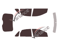 Ford Focus (2) 5-door (2004 - 2011) tinted film kit Ford Focus (2) 5-door (2004 - 2011) tinted film kit