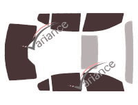 Tinted film kit Ford Taurus (6) Sedan 4 doors (2010 - 2019) Tinted film kit Ford Taurus (6) Sedan 4 doors (2010 - 2019)