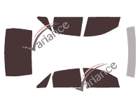 Tinted film kit Ford Focus (1) 4-door sedan (1998 - 2004) Tinted film kit Ford Focus (1) 4-door sedan (1998 - 2004)