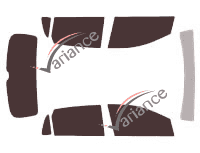 Volkswagen Polo (5) 5 doors (2009 - 2017) tinted film kit Volkswagen Polo (5) 5 doors (2009 - 2017) tinted film kit