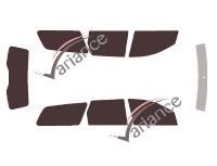 Ford Focus (1) 5-door Estate (1998 - 2004) tinted film kit Ford Focus (1) 5-door Estate (1998 - 2004) tinted film kit