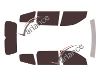 Kit pellicola oscurata Kia Borrego 5 porte (2008 - 2019)