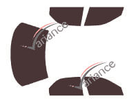 Chrysler Vision Sedan 4-door tinted film kit (1993 - 1997) Chrysler Vision Sedan 4-door tinted film kit (1993 - 1997)