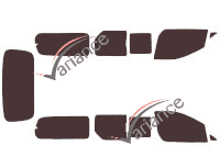 Hyundai i800 5-door tinted film kit (since 2008) Hyundai i800 5-door tinted film kit (since 2008)