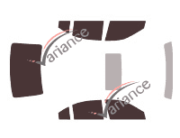 Tinted film kit Kia Lotze Sedan 4-door (2005 - 2009) Tinted film kit Kia Lotze Sedan 4-door (2005 - 2009)