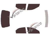 Mazda tinted film kit 323 (7) Sedan 4 doors (1994 - 1998) Mazda tinted film kit 323 (7) Sedan 4 doors (1994 - 1998)