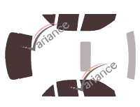 Mazda tinted film kit 323 (8) Sedan 4 doors (1998 - 2004) Mazda tinted film kit 323 (8) Sedan 4 doors (1998 - 2004)